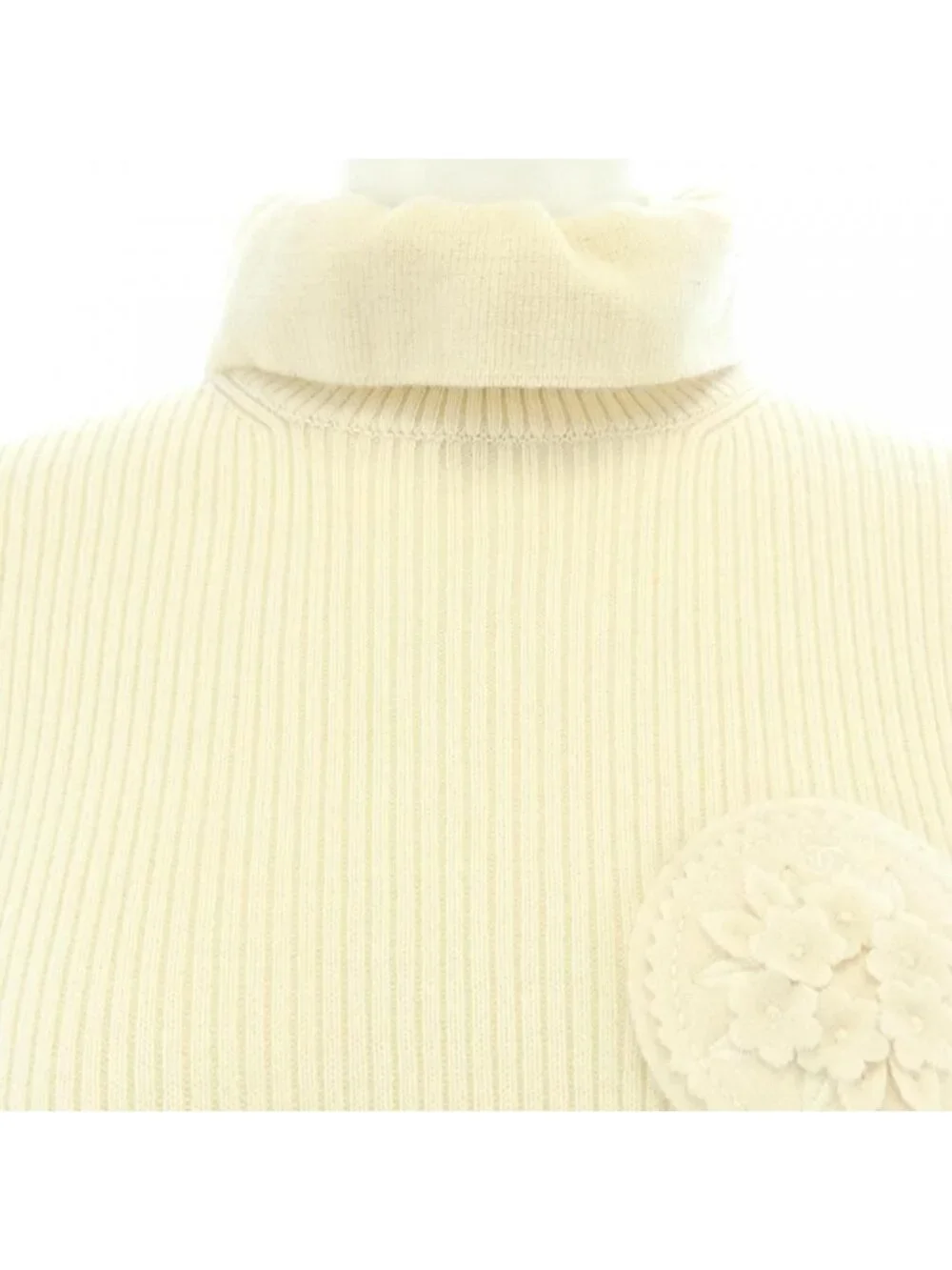 Chanel Knit Sweater Beige